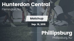 Matchup: Hunterdon Central vs. Phillipsburg  2016