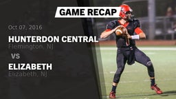 Recap: Hunterdon Central  vs. Elizabeth  2016