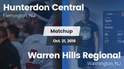 Matchup: Hunterdon Central vs. Warren Hills Regional  2016