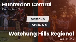 Matchup: Hunterdon Central vs. Watchung Hills Regional  2016