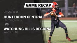 Recap: Hunterdon Central  vs. Watchung Hills Regional  2016