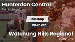 Matchup: Hunterdon Central vs. Watchung Hills Regional  2017
