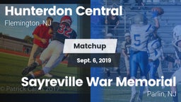 Matchup: Hunterdon Central vs. Sayreville War Memorial  2019