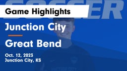 Junction City  vs Great Bend  Game Highlights - Oct. 12, 2023