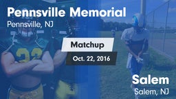 Matchup: Pennsville Memorial vs. Salem  2016