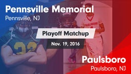 Matchup: Pennsville Memorial vs. Paulsboro  2016