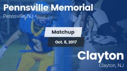 Matchup: Pennsville Memorial vs. Clayton  2017