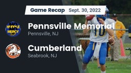 Recap: Pennsville Memorial  vs. Cumberland  2022
