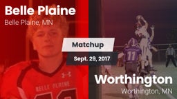 Matchup: Belle Plaine High vs. Worthington  2017