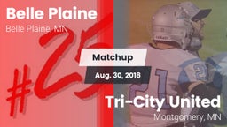 Matchup: Belle Plaine High vs. Tri-City United  2018