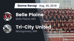 Recap: Belle Plaine  vs. Tri-City United  2018