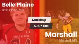 Matchup: Belle Plaine High vs. Marshall  2018