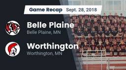 Recap: Belle Plaine  vs. Worthington  2018