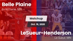 Matchup: Belle Plaine High vs. LeSueur-Henderson  2020