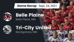 Recap: Belle Plaine  vs. Tri-City United  2021