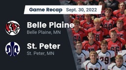 Recap: Belle Plaine  vs. St. Peter  2022