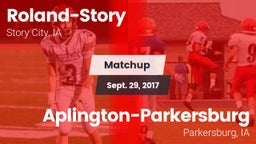 Matchup: Roland-Story High vs. Aplington-Parkersburg  2017