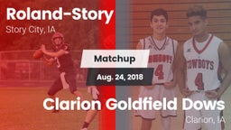 Matchup: Roland-Story High vs. Clarion Goldfield Dows  2018