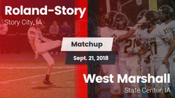 Matchup: Roland-Story High vs. West Marshall  2018