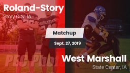 Matchup: Roland-Story High vs. West Marshall  2019