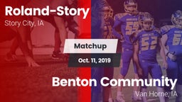 Matchup: Roland-Story High vs. Benton Community 2019