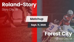 Matchup: Roland-Story High vs. Forest City  2020