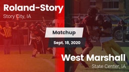 Matchup: Roland-Story High vs. West Marshall  2020
