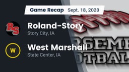 Recap: Roland-Story  vs. West Marshall  2020