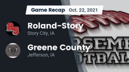 Recap: Roland-Story  vs. Greene County  2021