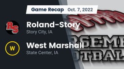 Recap: Roland-Story  vs. West Marshall  2022
