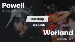 Matchup: Powell  vs. Worland  2017