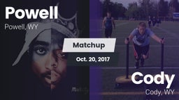 Matchup: Powell  vs. Cody  2017