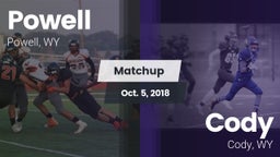 Matchup: Powell  vs. Cody  2018