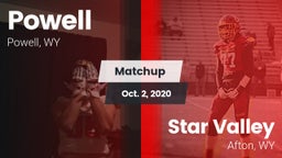 Matchup: Powell  vs. Star Valley  2020