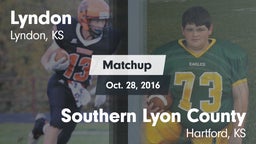Matchup: Lyndon  vs. Southern Lyon County 2016