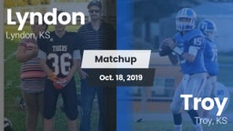 Matchup: Lyndon  vs. Troy  2019
