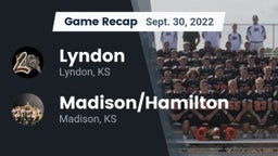 Recap: Lyndon  vs. Madison/Hamilton  2022