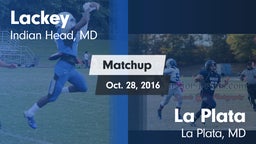 Matchup: Lackey  vs. La Plata  2016