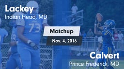 Matchup: Lackey  vs. Calvert  2016