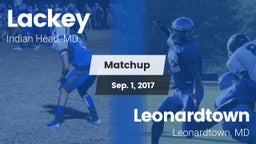 Matchup: Lackey  vs. Leonardtown  2017