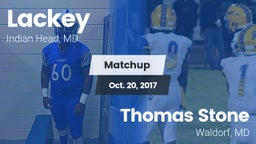 Matchup: Lackey  vs. Thomas Stone  2017