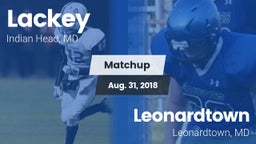 Matchup: Lackey  vs. Leonardtown  2018