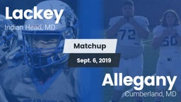 Matchup: Lackey  vs. Allegany  2019