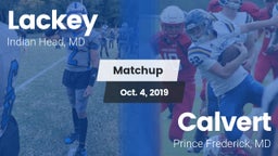 Matchup: Lackey  vs. Calvert  2019