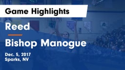 Reed  vs Bishop Manogue  Game Highlights - Dec. 5, 2017