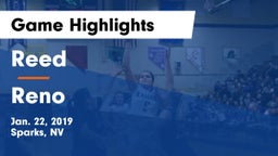Reed  vs Reno  Game Highlights - Jan. 22, 2019