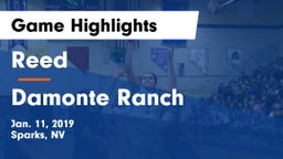Reed  vs Damonte Ranch  Game Highlights - Jan. 11, 2019