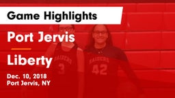 Port Jervis  vs Liberty Game Highlights - Dec. 10, 2018