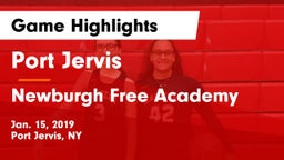 Port Jervis  vs Newburgh Free Academy  Game Highlights - Jan. 15, 2019