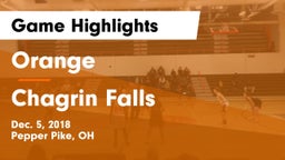 Orange  vs Chagrin Falls  Game Highlights - Dec. 5, 2018
